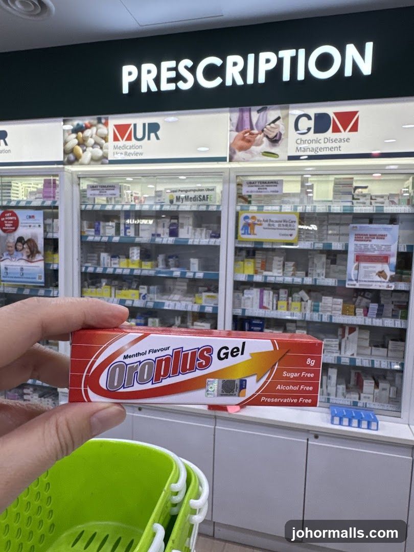 Pharmacy Interior with Product