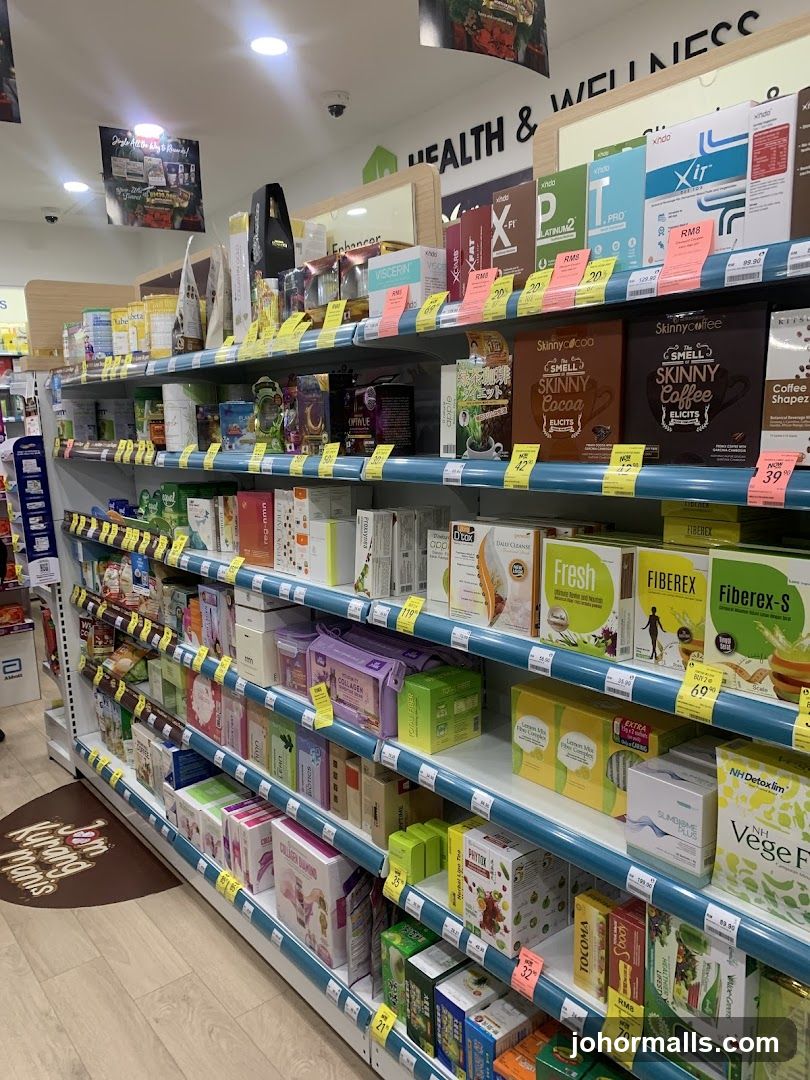 Health and Wellness Products on Shelves