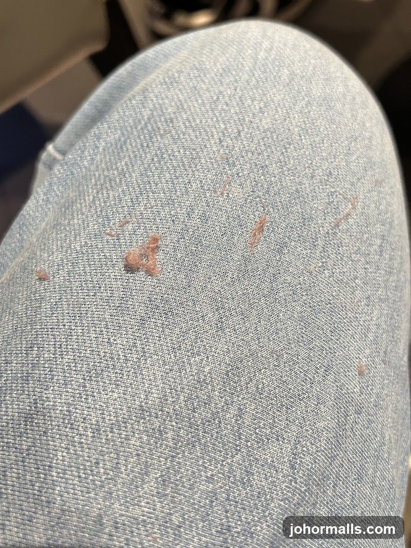 Lint on Jeans