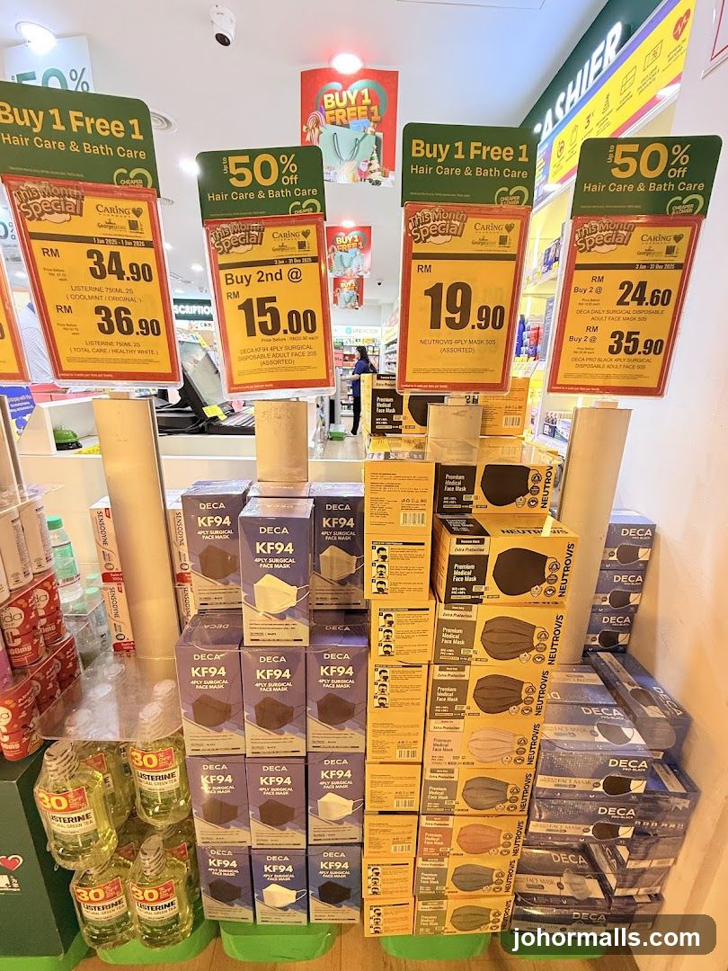 Promotional Display for Health and Beauty Products