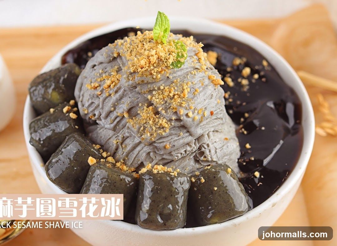Black Sesame Shave Ice