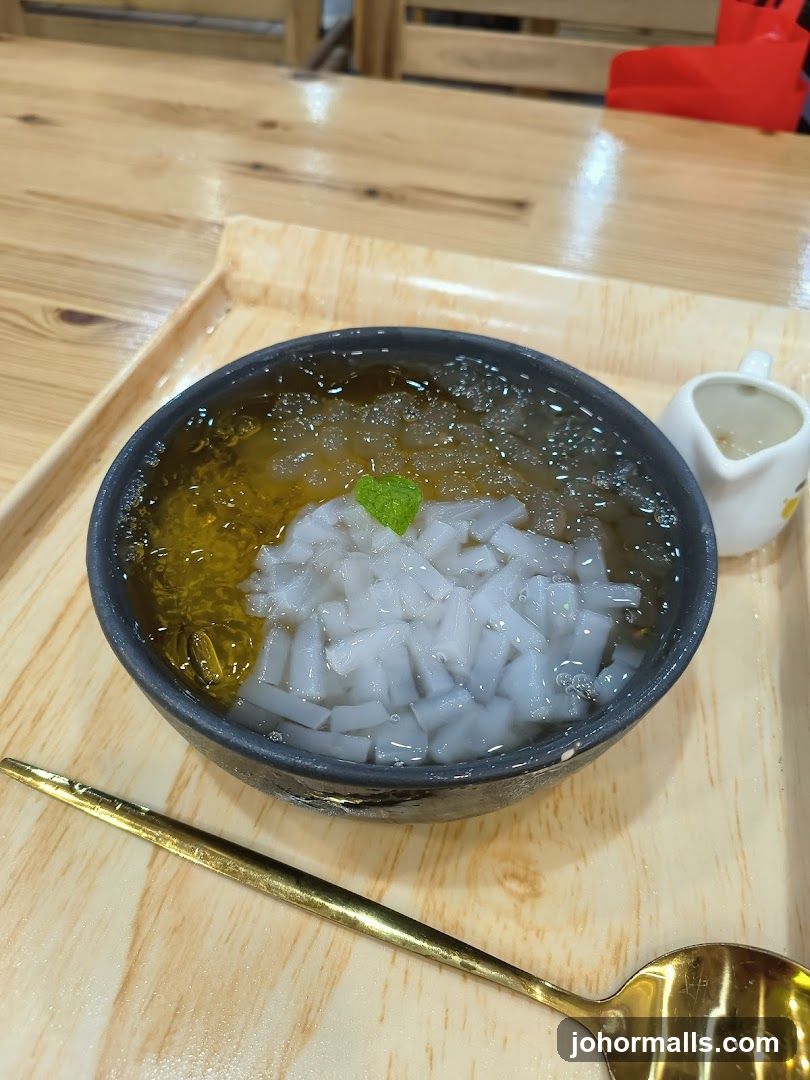 Dessert with Coconut Jelly