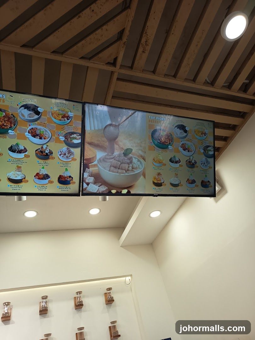 Dessert Menu