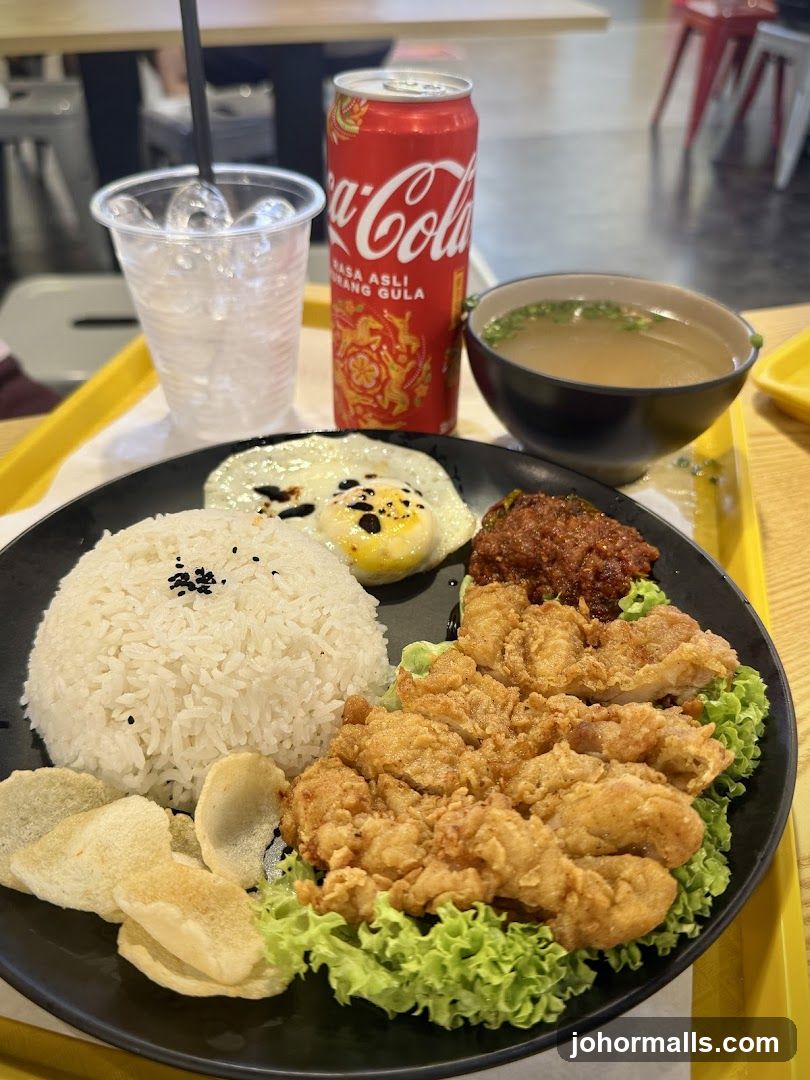 Fried Chicken Rice Meal