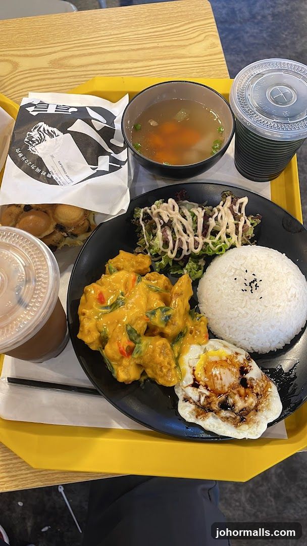 Curry Chicken Rice Meal