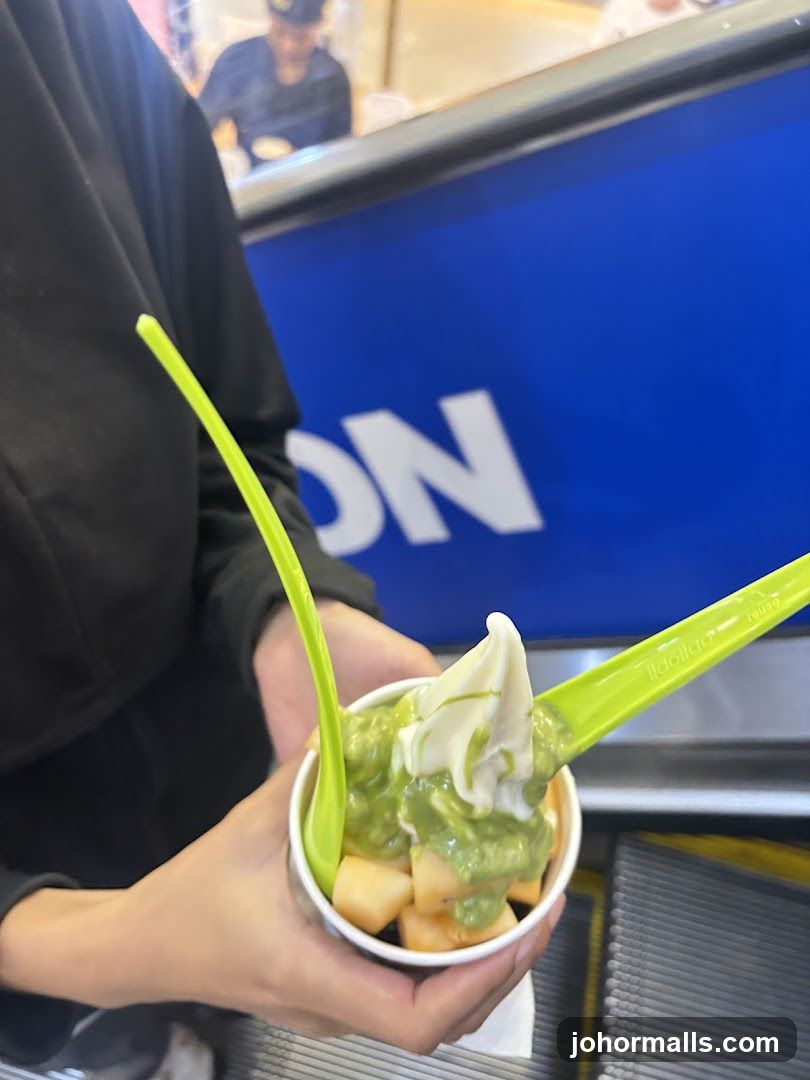 Soft Serve Ice Cream with Toppings