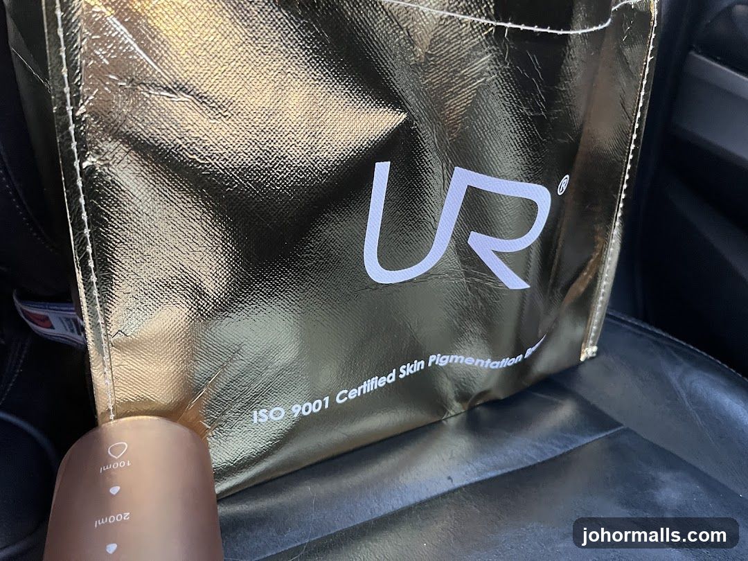 Gold Tote Bag with Logo