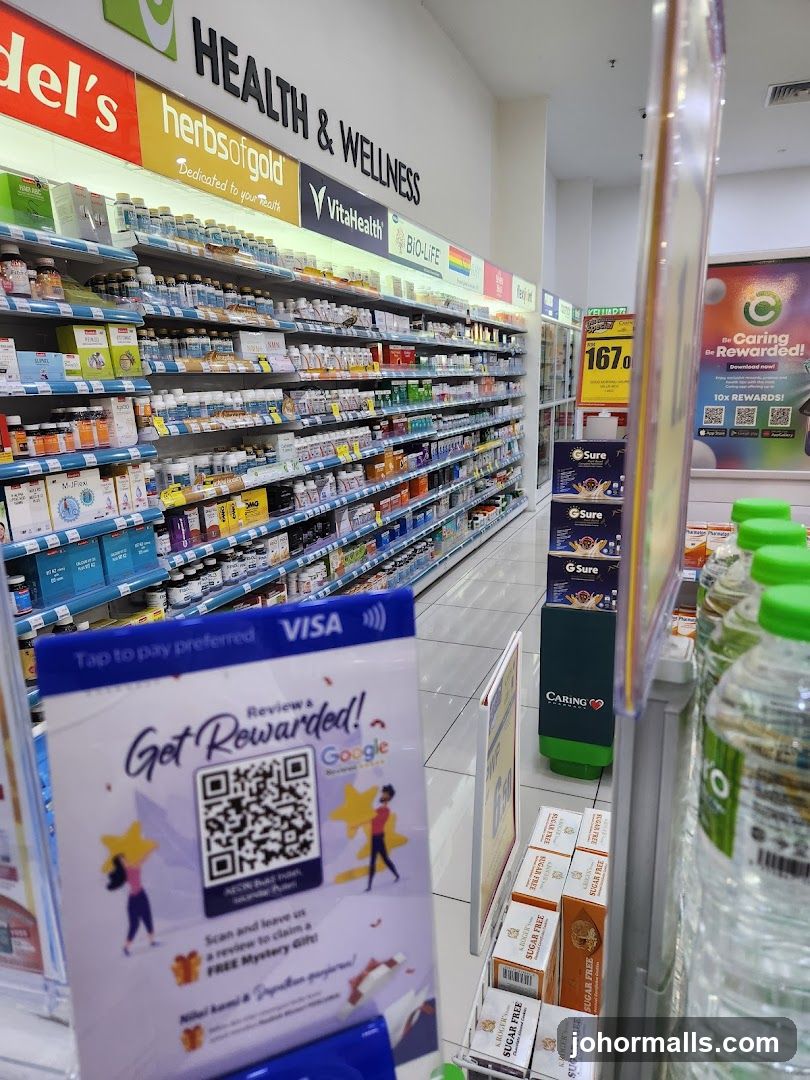 Health and Wellness Store Aisles