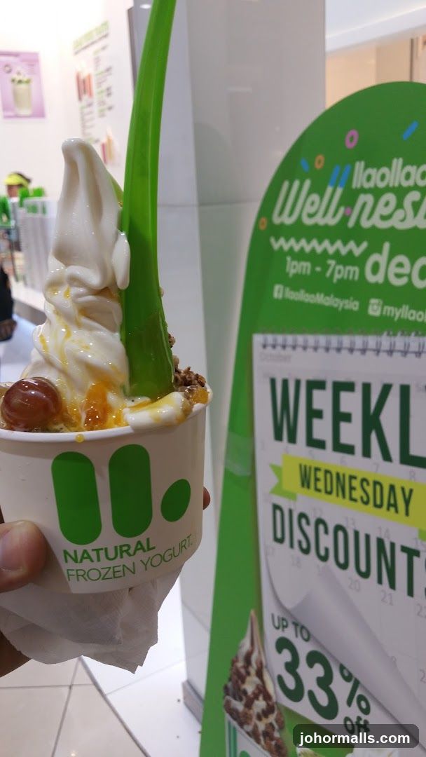 Frozen Yogurt with Toppings
