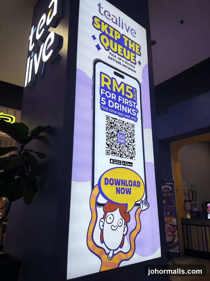 Tealive Skip the Queue Promotion