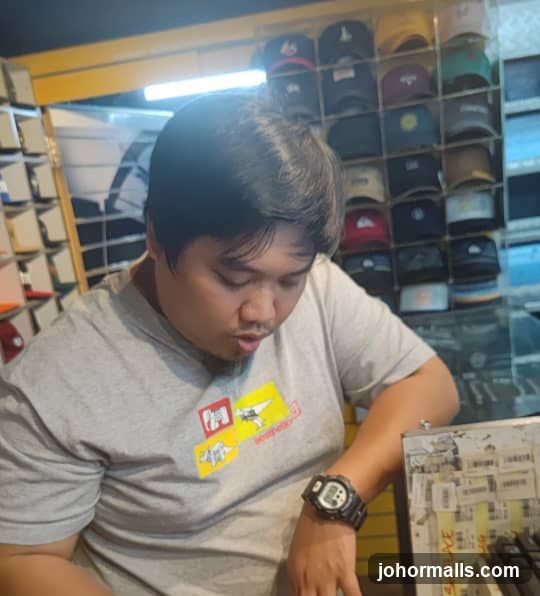 Man in a Hat Store