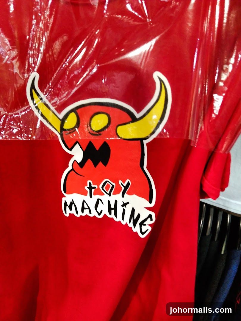 Red T-shirt with Toy Machine Logo