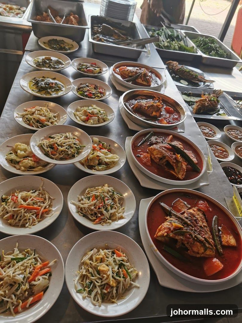 Buffet Style Food Display