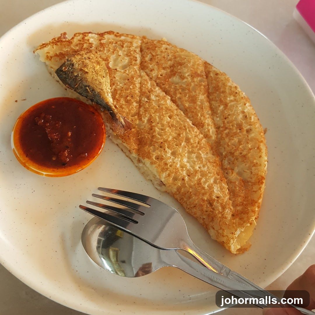 Pancake with Fish and Chili Sauce