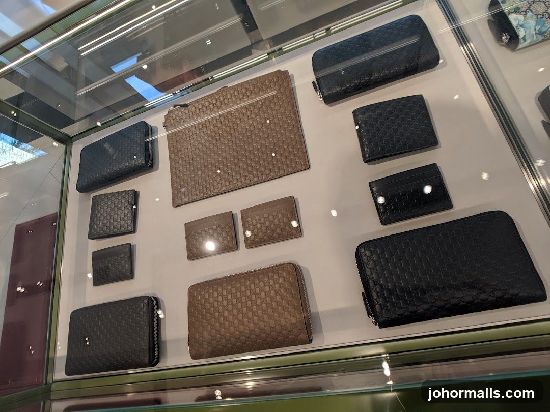 Display of Wallets and Cardholders