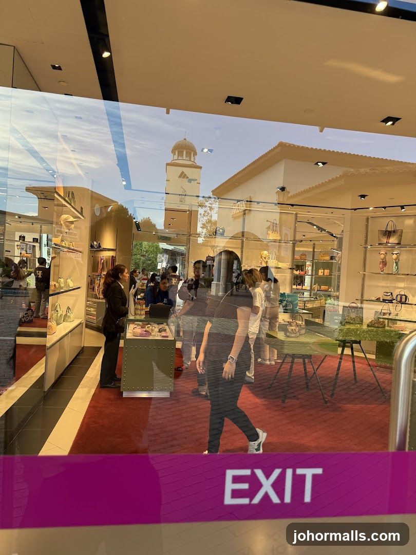 Store Interior with Reflections