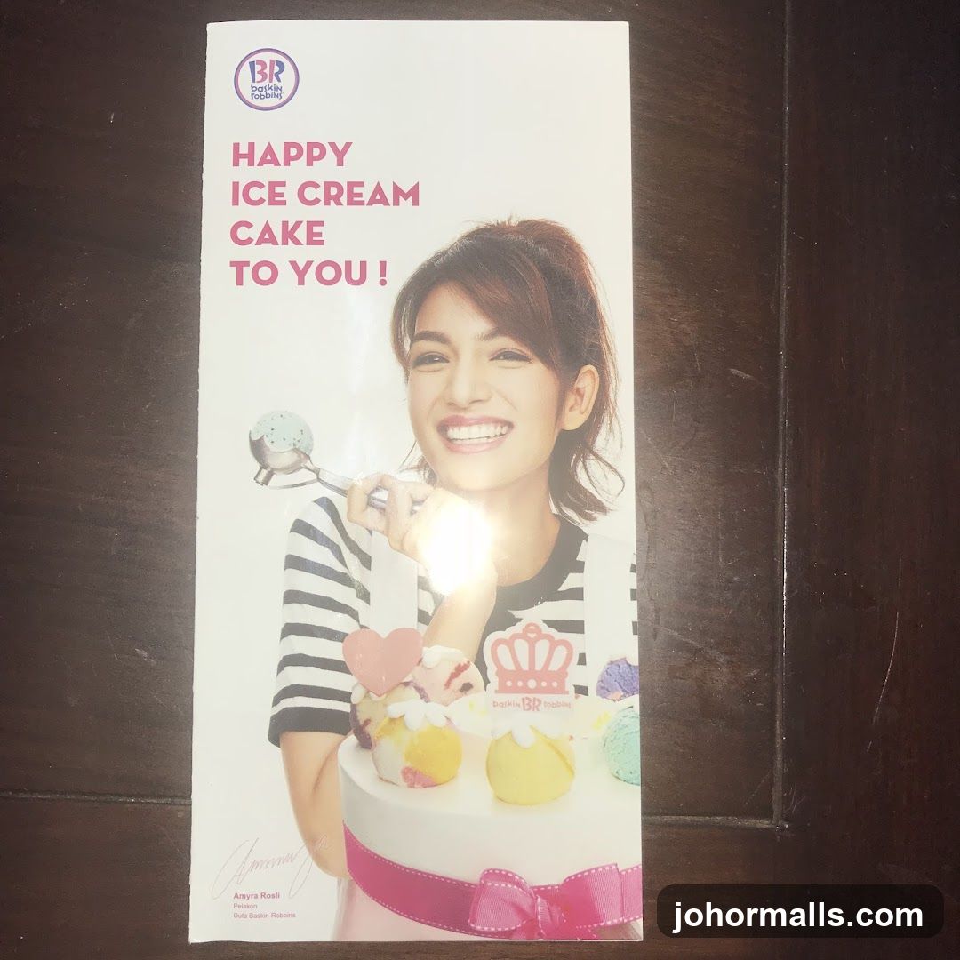 Baskin-Robbins Ice Cream Cake Advertisement