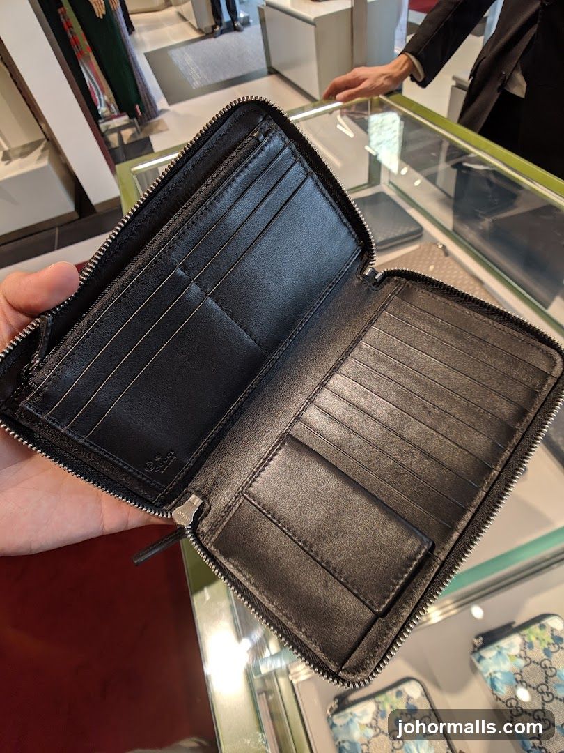Black Leather Wallet