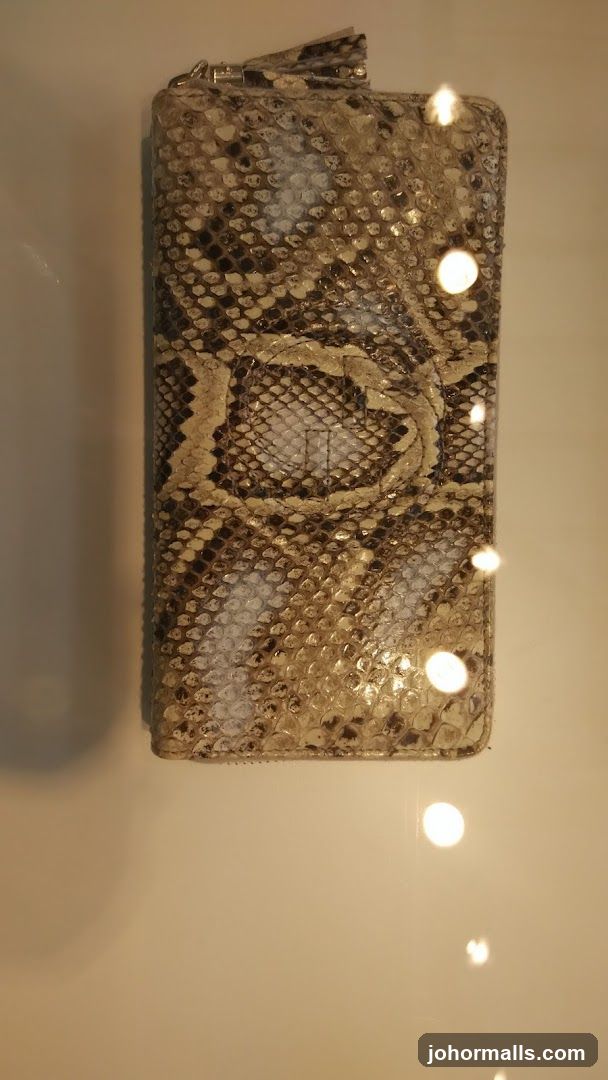 Python skin wallet