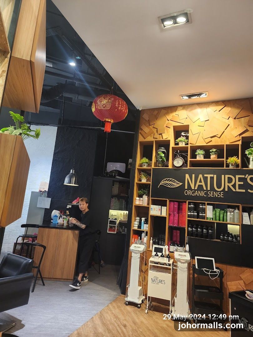Salon Interior with Products
