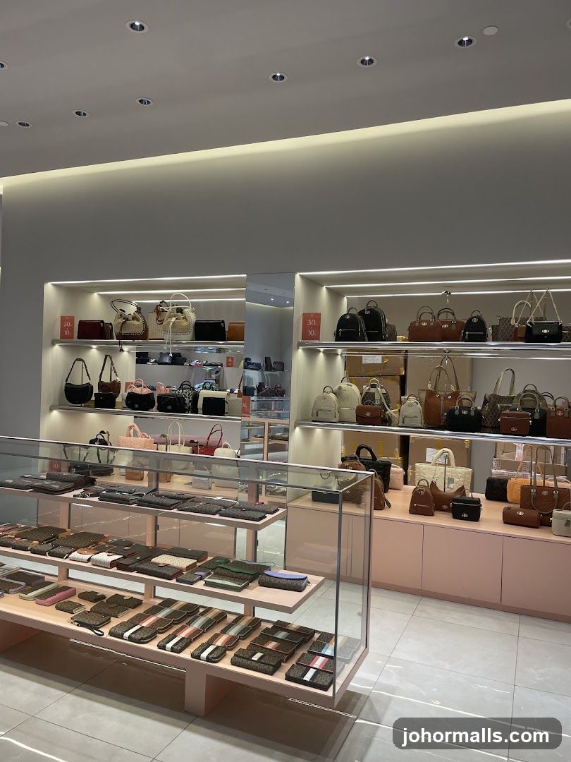 Bags and accessories display