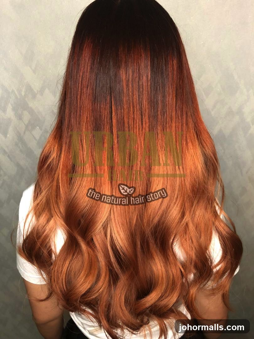Ombre Hair Coloring