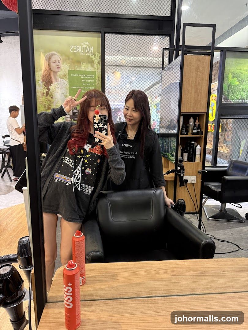 Hair Salon Selfie