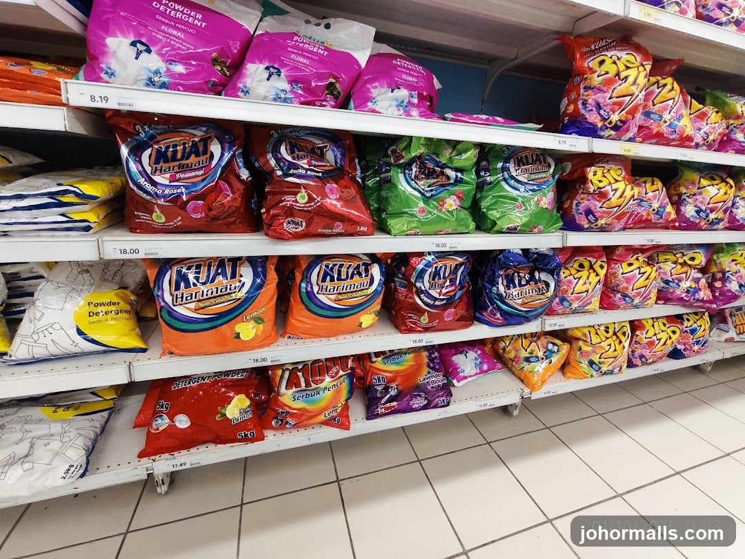 Detergent Products on Shelves