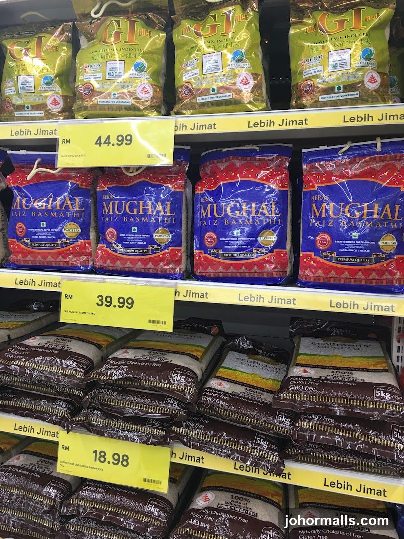Rice Products on Shelves