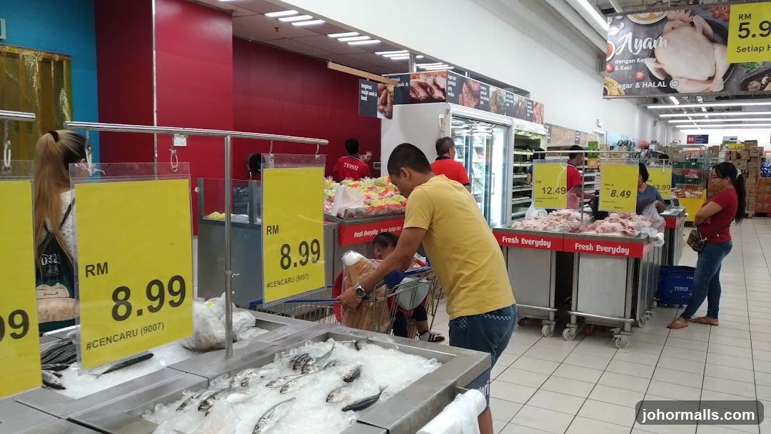 Supermarket Fish and Meat Section