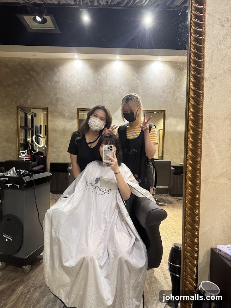 Hair Salon Selfie
