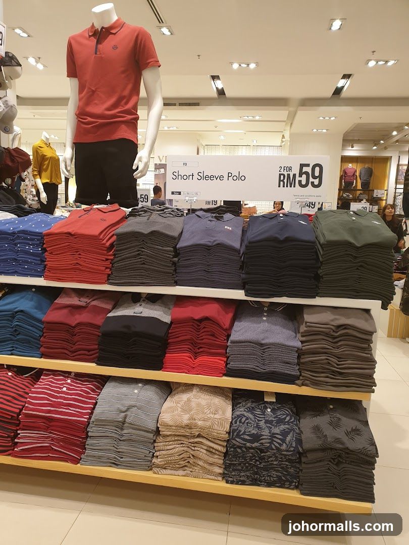 Polo Shirts Display