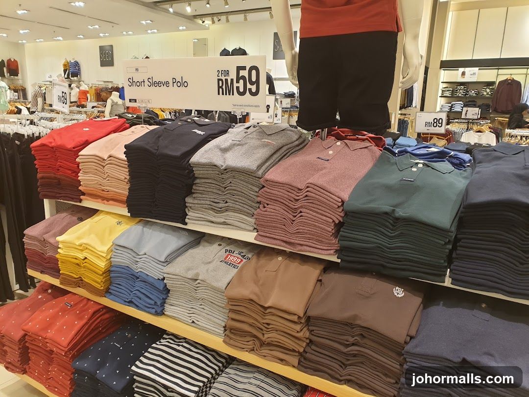 Polo Shirts Display