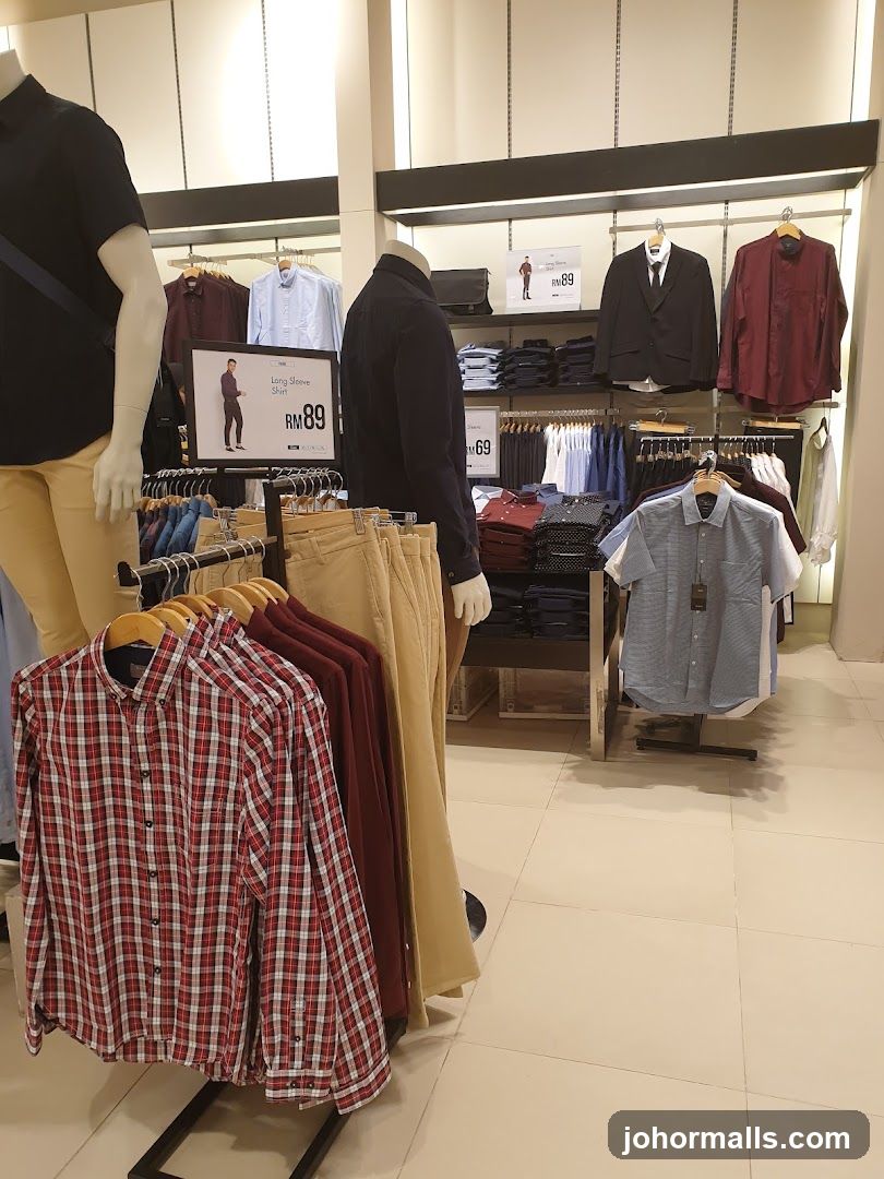 Men's Clothing Display
