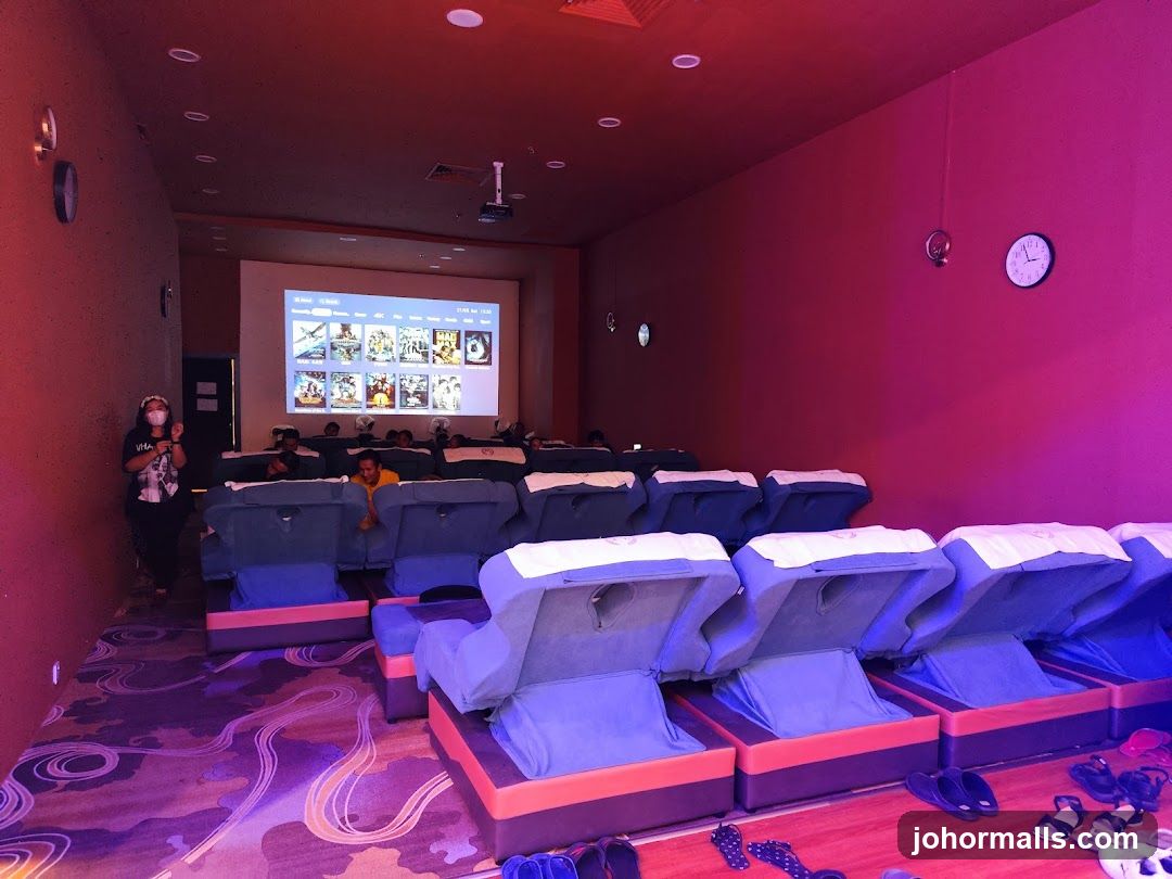 Massage Chairs in a Cinema-like Room