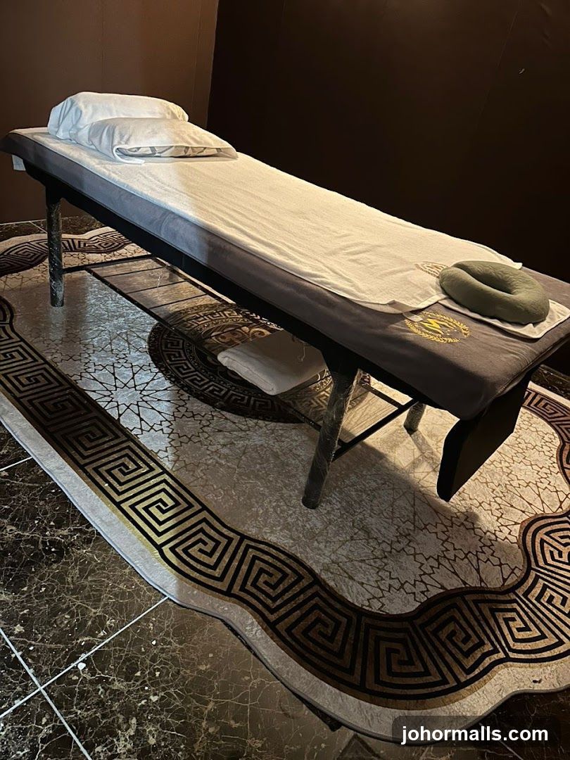 Massage Table Setup