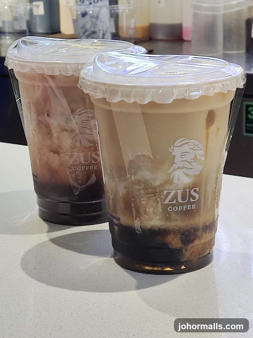 Two Coffee Drinks