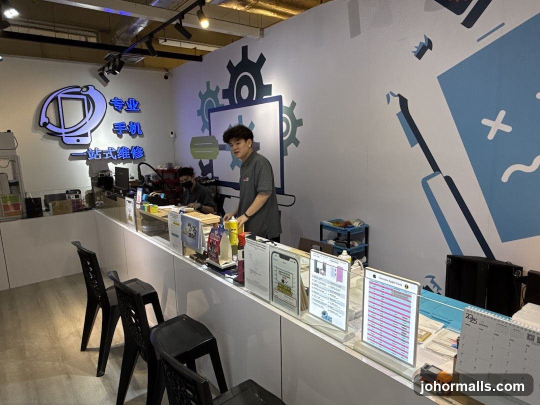Phone Repair Service Counter