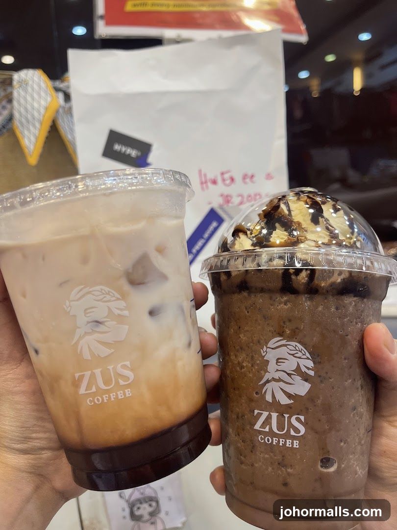 Two Drinks from Zus Coffee