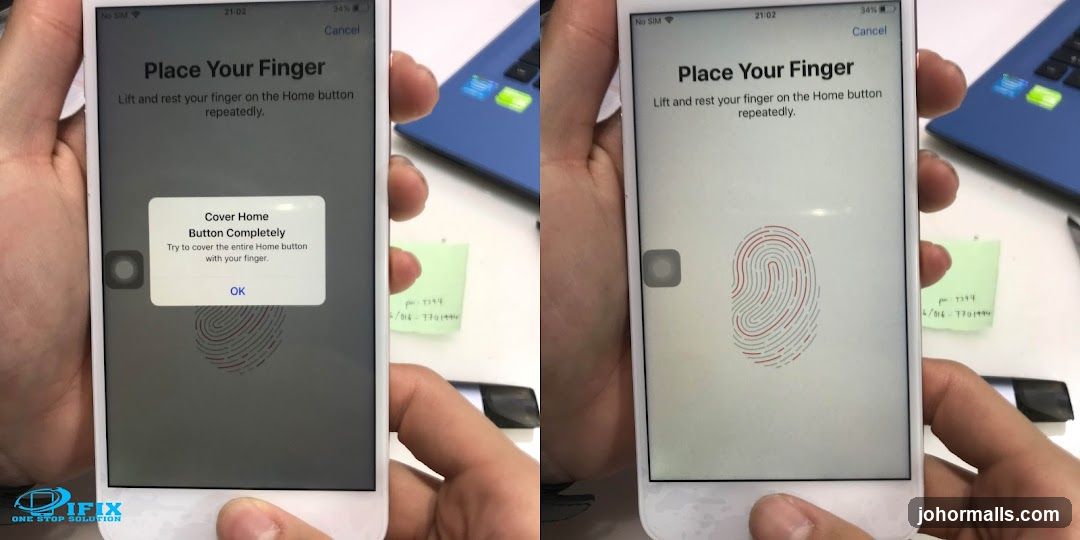 iPhone Fingerprint Setup