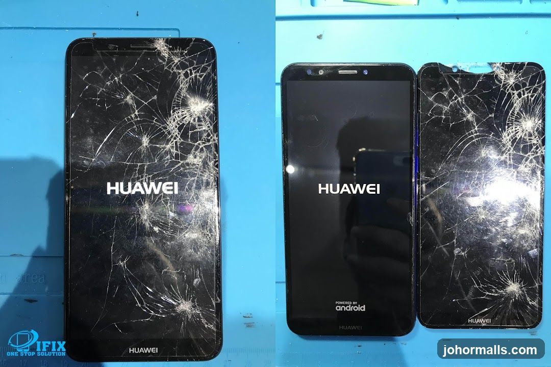 Cracked Huawei Phone Screens
