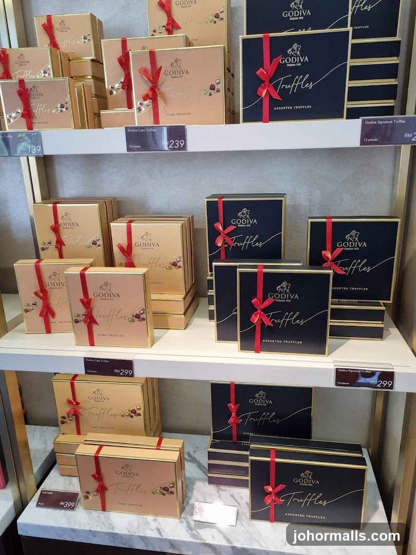 Godiva Truffles Display