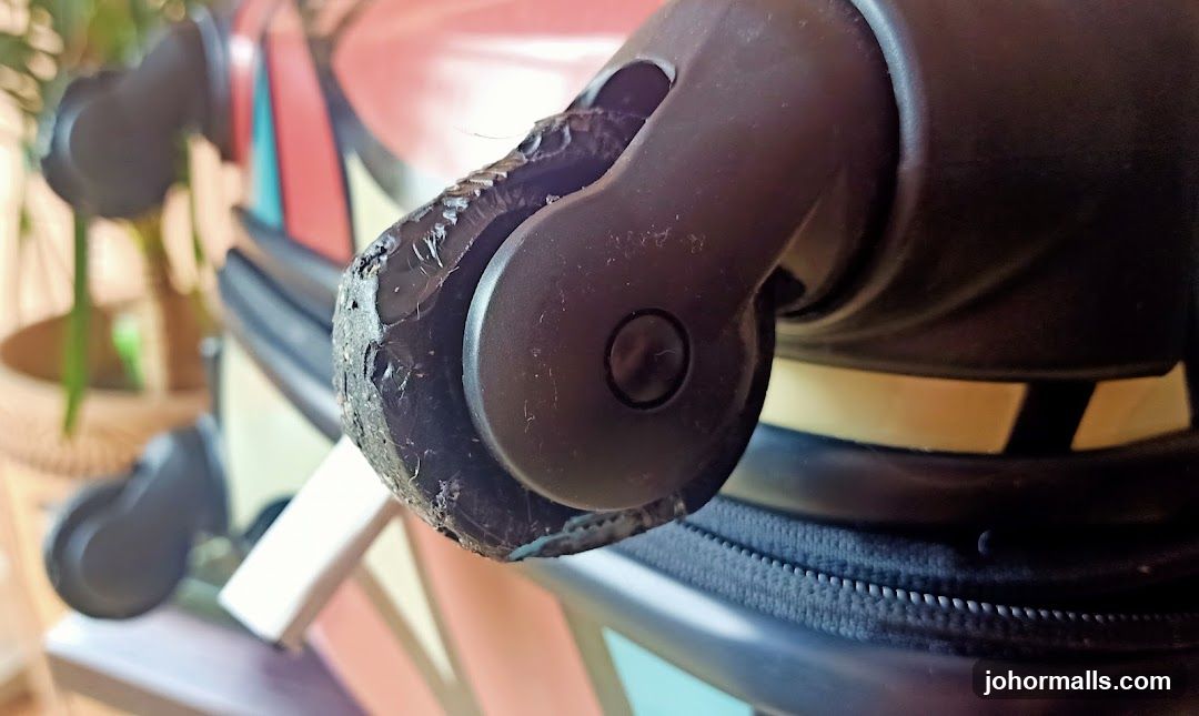 Damaged Luggage Wheel