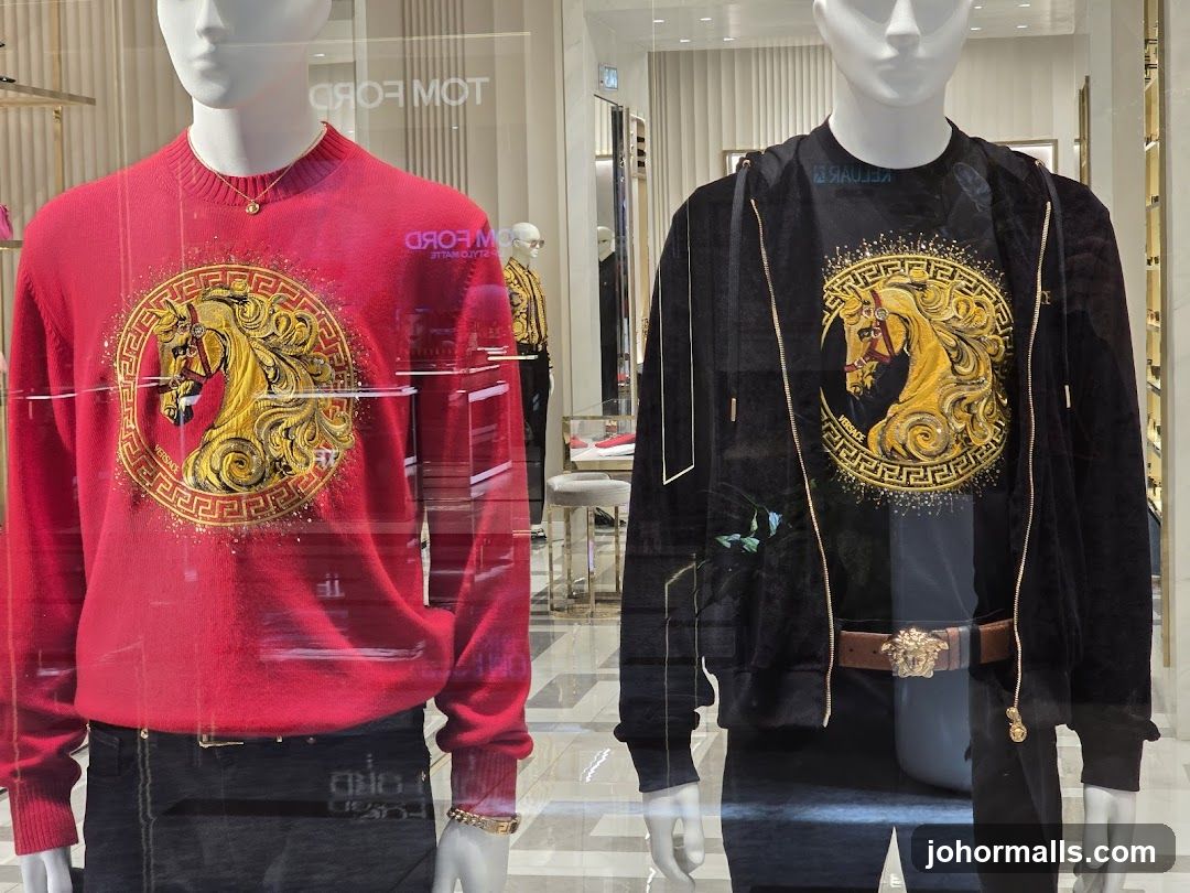 Mannequins in store window display