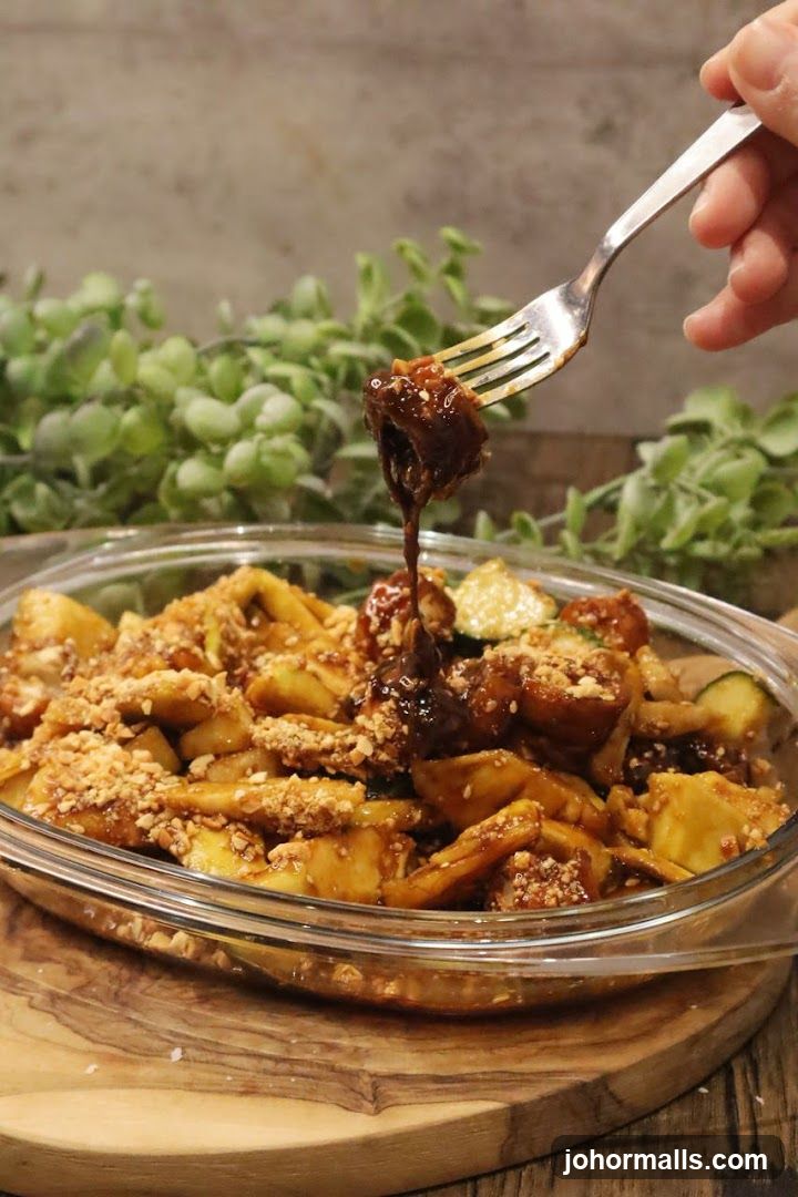 Rojak with Peanut Topping