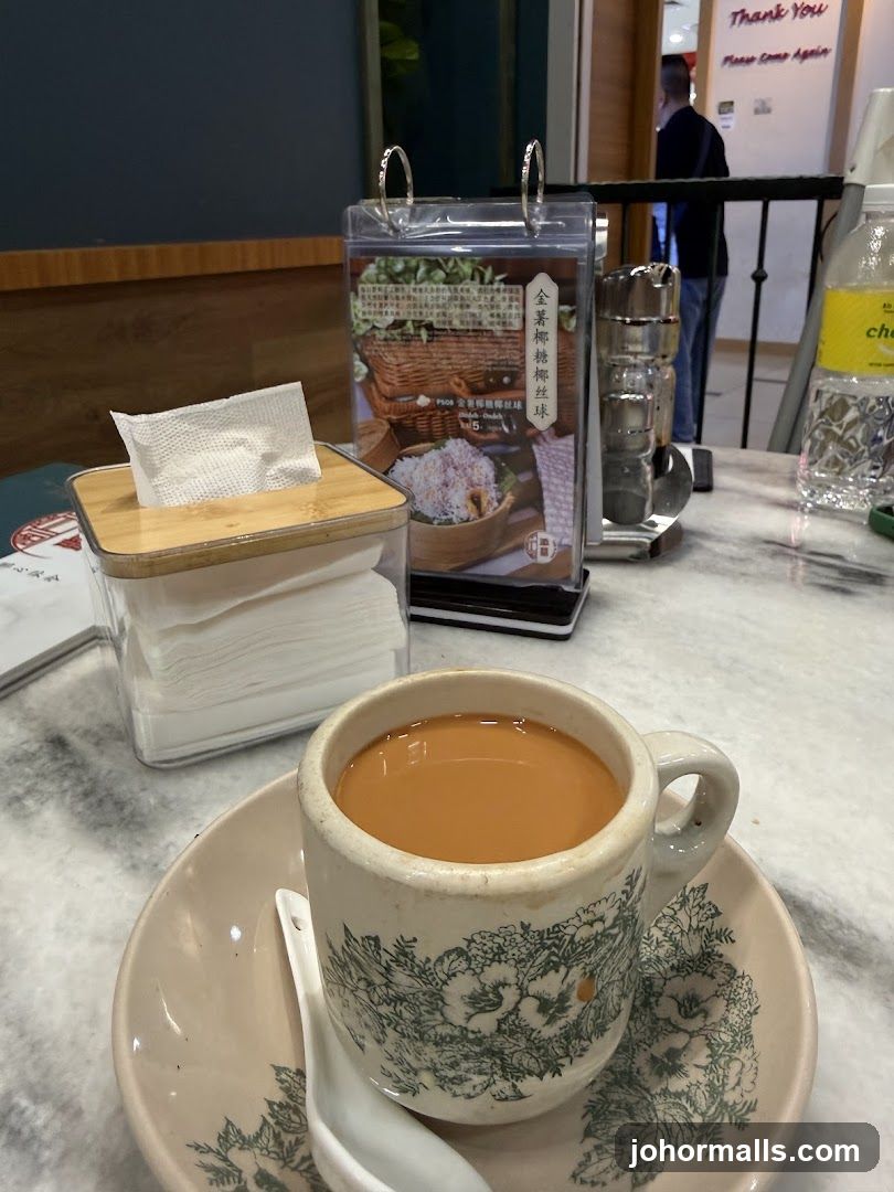 Tea and Menu Display