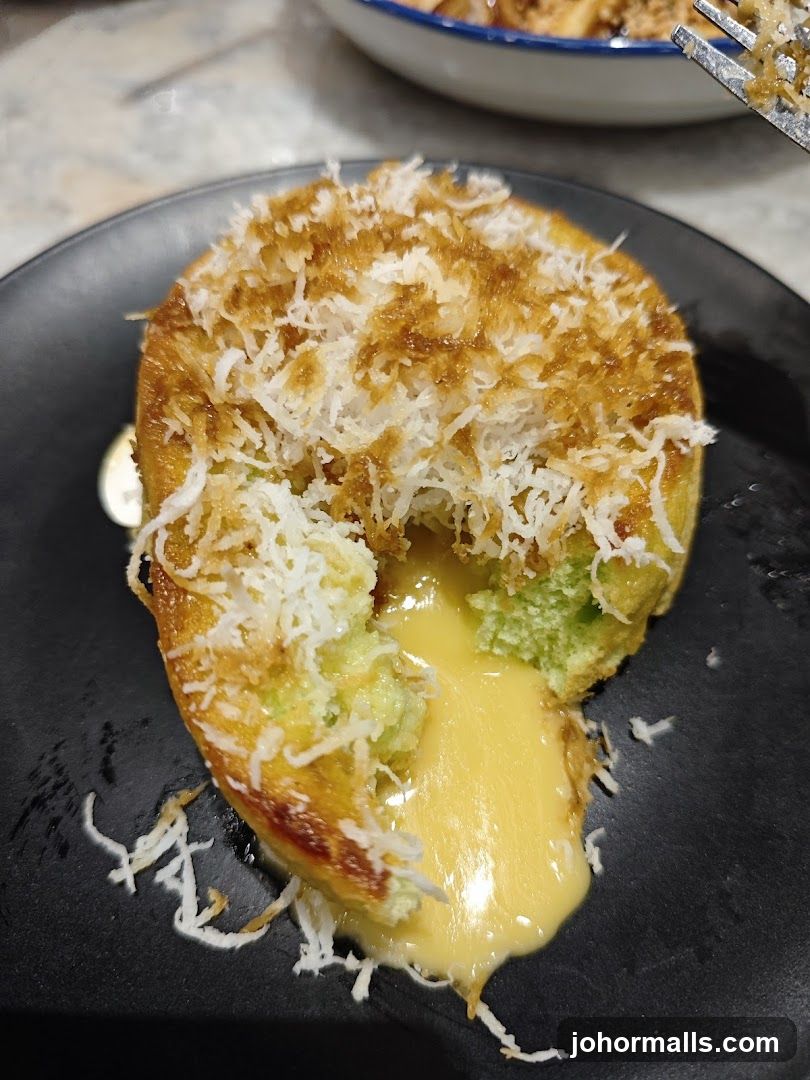 Dessert with Coconut and Custard