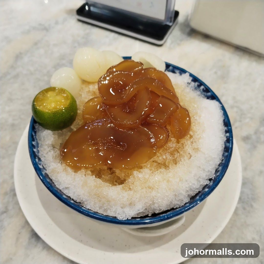 Dessert with Shaved Ice