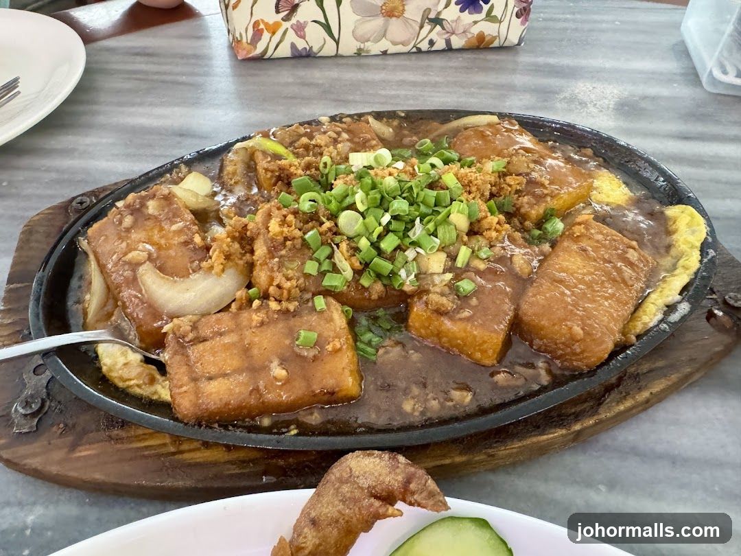 Sizzling Tofu Dish