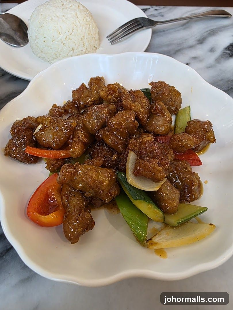 Sweet and Sour Pork with Rice